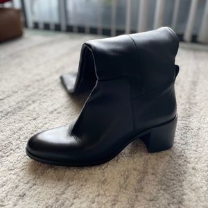 Zara Basic Black Thigh Boots